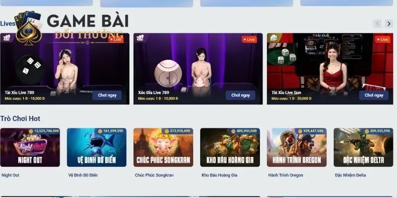 Các sản phẩm cá cược đình đám